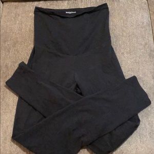 Black maternity leggings